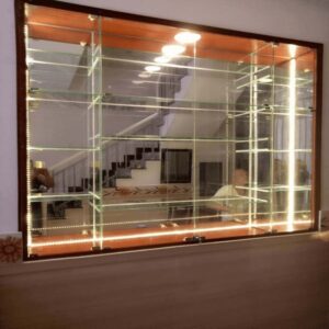 Tủ nhôm kính trưng bày